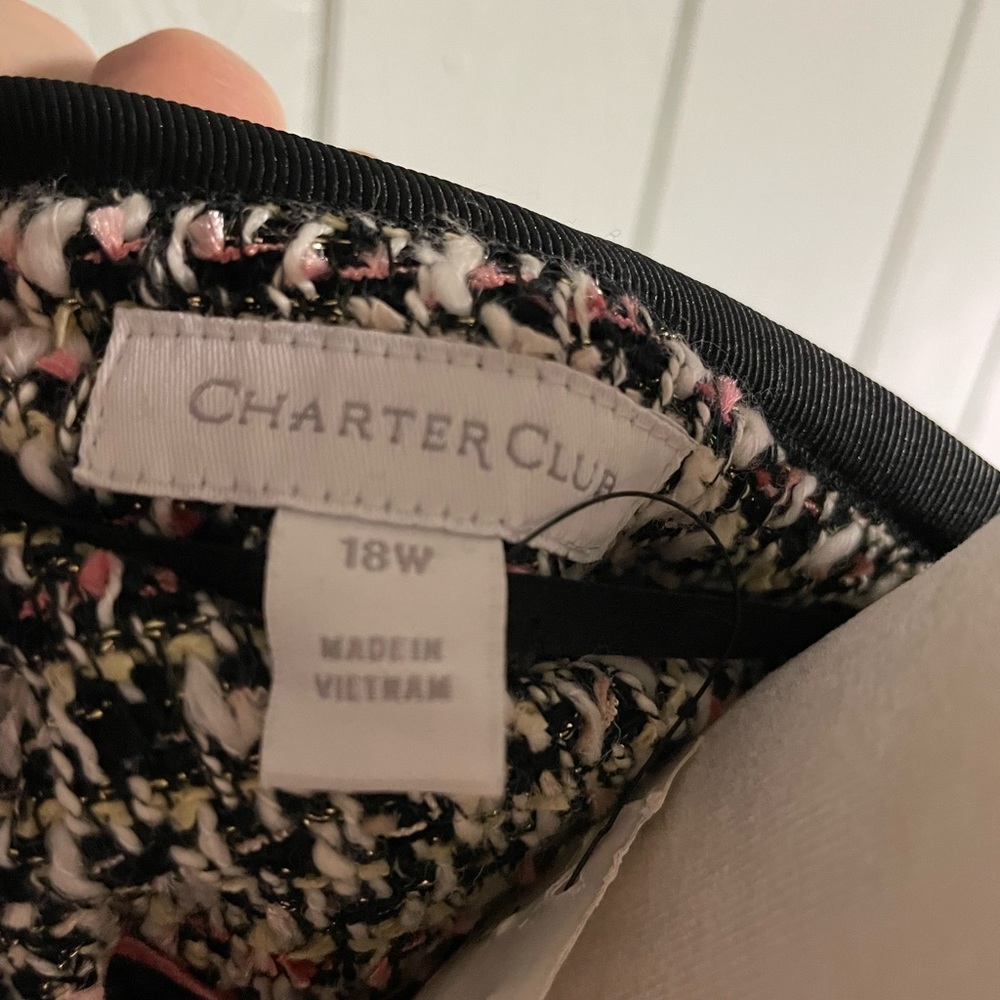 NWT Charter Club Women’s Sise 18W Driving Coat - Picture 3 of 6